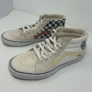 Vans High Pro Model Sample Mens 10.5 Checkered RARE Spuds Mackenzie & Dragon‎